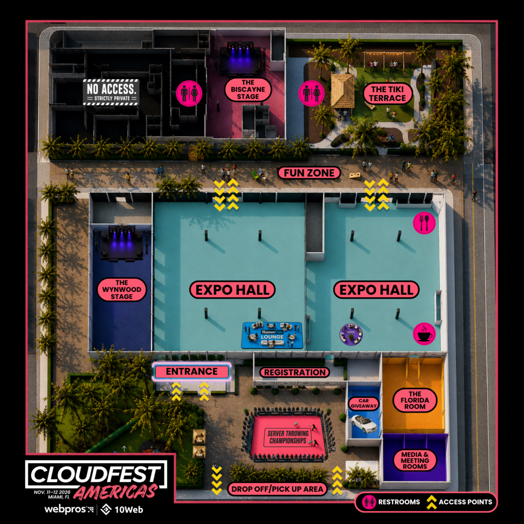 Cloudfest Americas - Disney Map 